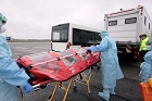 В аэропорту Новосибирска прошли тренировочные учения по особо опасным инфекциям
