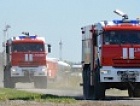 В аэропорту «Пермь» состоялись учения аварийно-спасательной команды