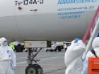 В аэропорту «Пермь» провели учение с подозрением на инфекционное заболевание на борту