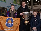 В аэропорту «Пермь» встретили обладателей Кубка России по баскетболу