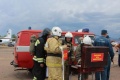 В аэропорту «Байкал» прошли совместные учения по тушению пожаров