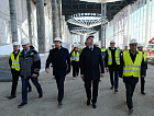 Андрей Травников посетил площадку строительства нового аэровокзального комплекса аэропорта Толмачево