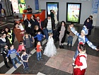 Международный аэропорт "Владикавказ" провёл новогоднее представление для юных пассажиров