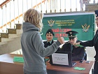 В Международном аэропорту «Владикавказ» прошла акция «Узнай о своих долгах»