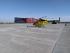 В аэропорт Саранск прибыл вертолёт АНСАТ НАЦИОНАЛЬНОЙ СЛУЖБЫ САНИТАРНОЙ АВИАЦИИ